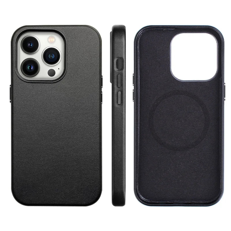 Original Magnetic PU Leather Shockproof Protective Phone Cover for iPhone - ShopOnCliQ