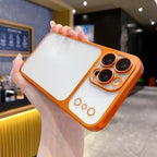 Matte Clear Electroplating Bumper Cover with Lens Protector for iPhone - ShopOnCliQ