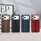 Luxury Leather Mobile Case for iPhone | Aramid Fiber Ultra Phone Cover - ShopOnCliQ