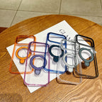 DITAKA Halo Stand Mag Crystal Phone Case