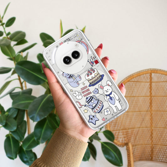 Happy Tea Time Transparent Silicon Case For Nothing ShopOnCliQ