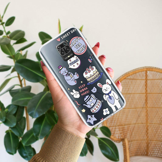 Happy Tea Time Transparent Silicon Case For Redmi/Xiaomi - ShopOnCliQ