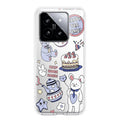 Happy Tea Time Transparent Silicon Case For Xiaomi 14 5G