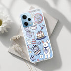Happy Tea Time Transparent Silicon Case For Redmi Note 14 Pro Plus 5G