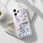 Happy Tea Time Transparent Silicon Case For Redmi Note 9 Pro / Redmi Note 9 Pro Max / Redmi Note 10 lite