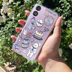 Happy Tea Time Transparent Silicon Case For Samsung Galaxy S21 Plus