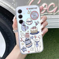 Happy Tea Time Transparent Silicon Case For Samsung Galaxy M06 5G