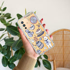 Happy Tea Time Transparent Silicon Case For Vivo V23E