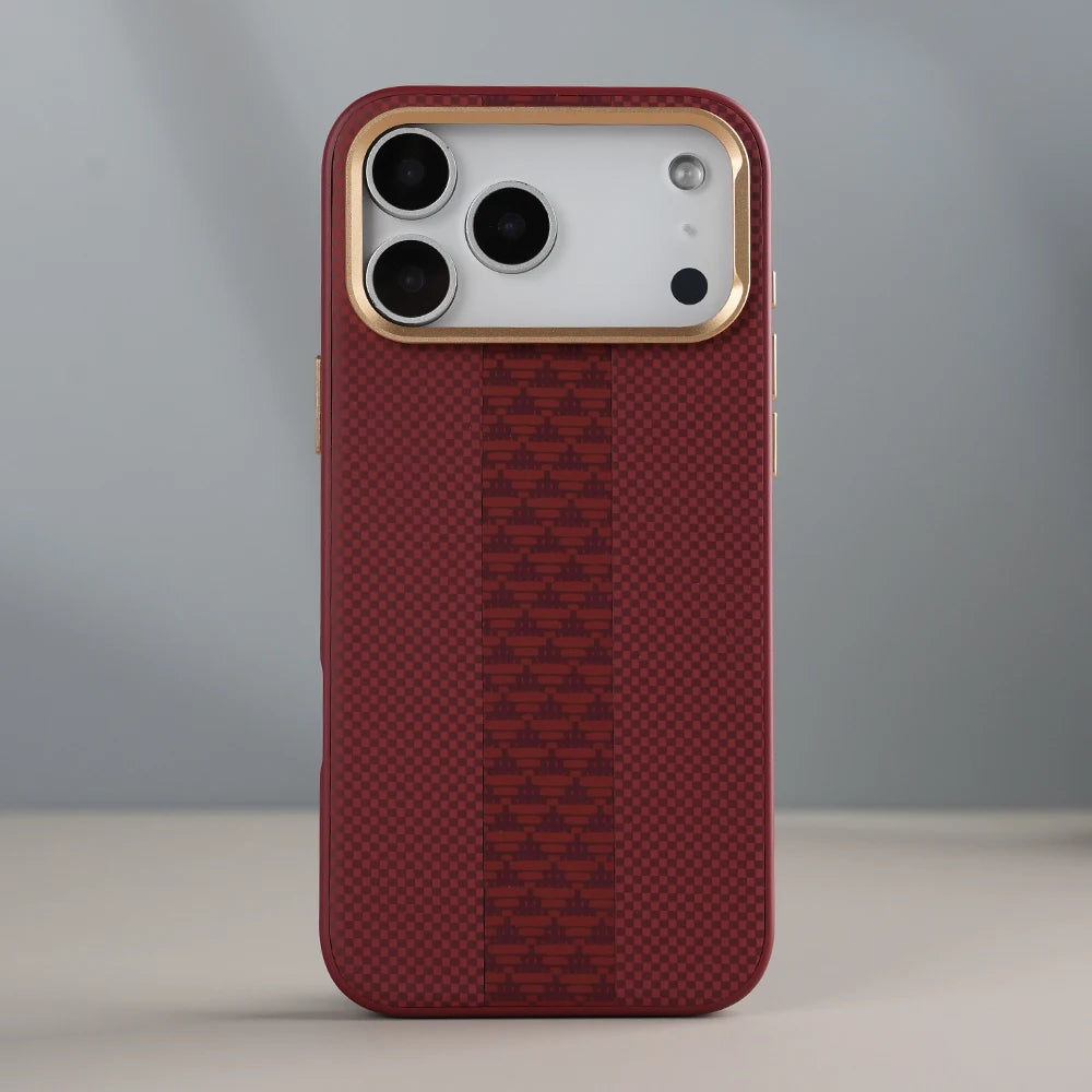 Luxury Leather Mobile Case for iPhone | Aramid Fiber Ultra Phone Cover