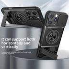 Slide Camera Lens Protection Amor Shockproof Magnetic Phone Case for iPhone - ShopOnCliQ