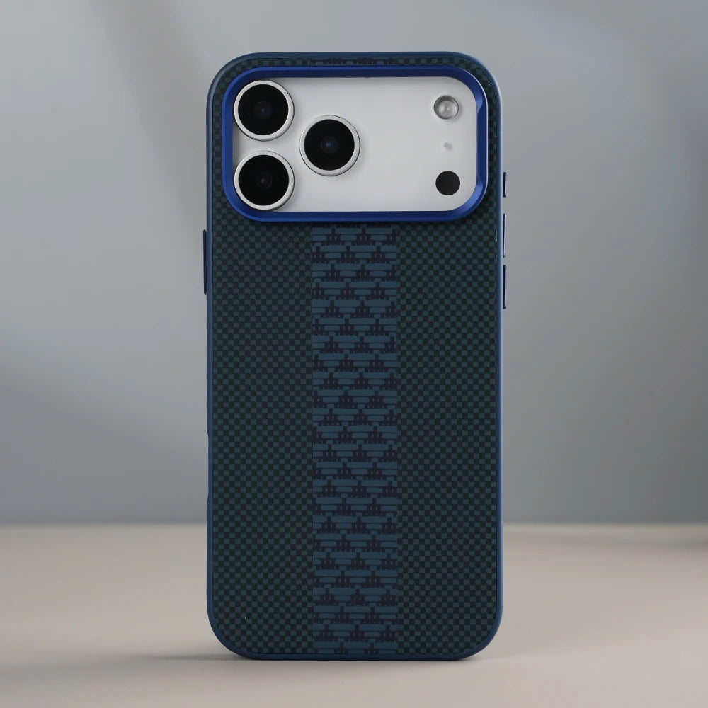 Luxury Leather Mobile Case for iPhone | Aramid Fiber Ultra Phone Cover - ShopOnCliQ