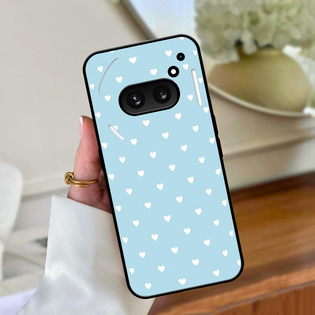 Heart Design Glossy Metal Case Cover For Nothing - ShopOnCliQ