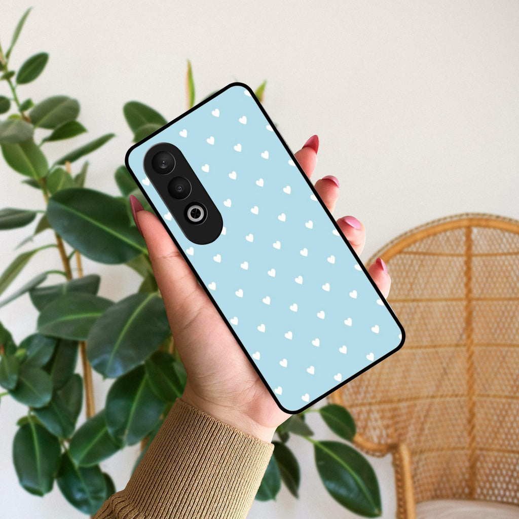 Heart Design Glossy Metal Case Cover For Oppo - ShopOnCliQ