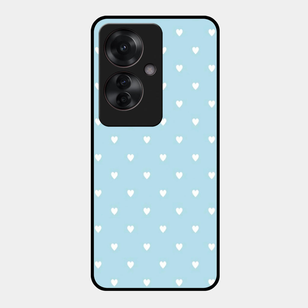Heart Design Glossy Metal Case Cover For Oppo - ShopOnCliQ