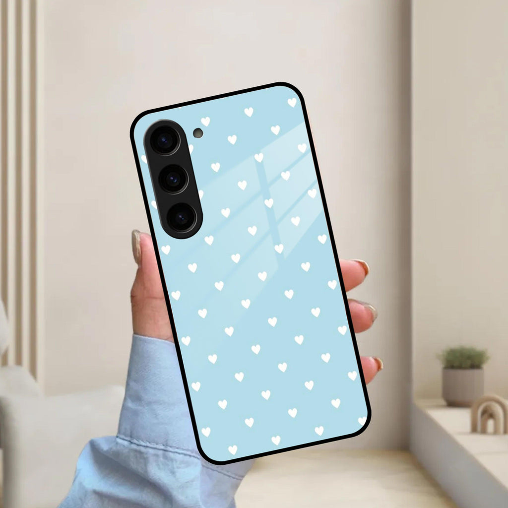 Heart Design Glossy Metal Case Cover For Samsung - ShopOnCliQ