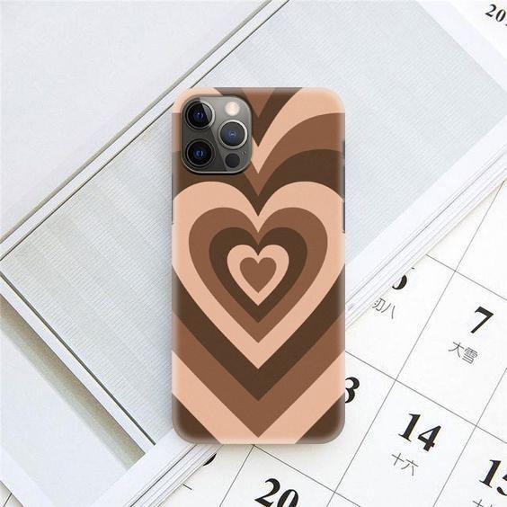 Heart Indie Print Hard Slim Matte Case ShopOnCliQ