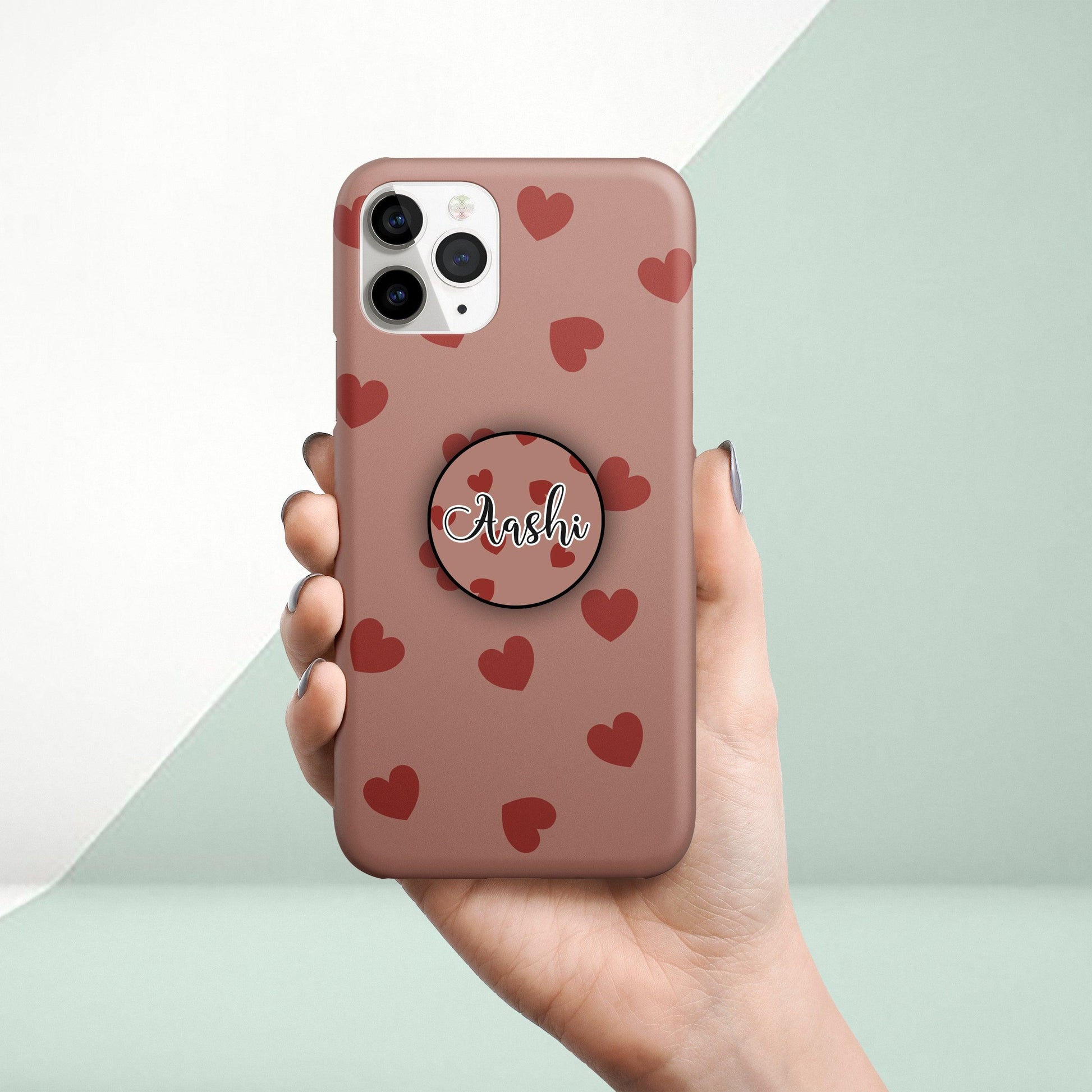 Heart Patter Print Hard Slim Matte Phone Case Cover ShopOnCliQ