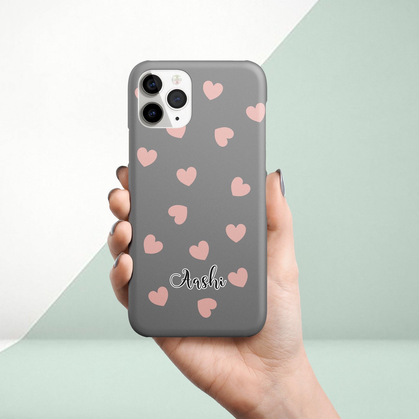 Heart Patter Print Hard Slim Matte Phone Case Cover ShopOnCliQ