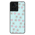 Heart With Flower Glossy Metal Case Cover For OnePlus - ShopOnCliQ