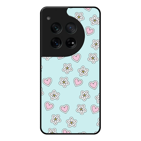 Heart With Blossom Glossy Metal Case Cover For OnePlus ShopOnCliQ