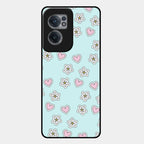 Heart With Flower Glossy Metal Case Cover For OnePlus - ShopOnCliQ