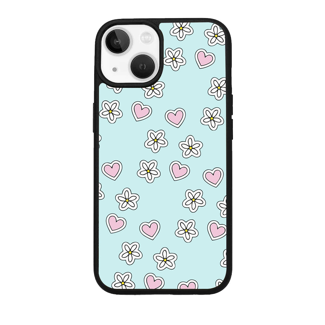 Heart With Blossom Glossy Metal Case Cover For iPhone ShopOnCliQ