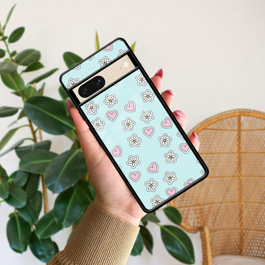 Heart with Blossom Glossy Metal Case Cover For Google - ShopOnCliQ