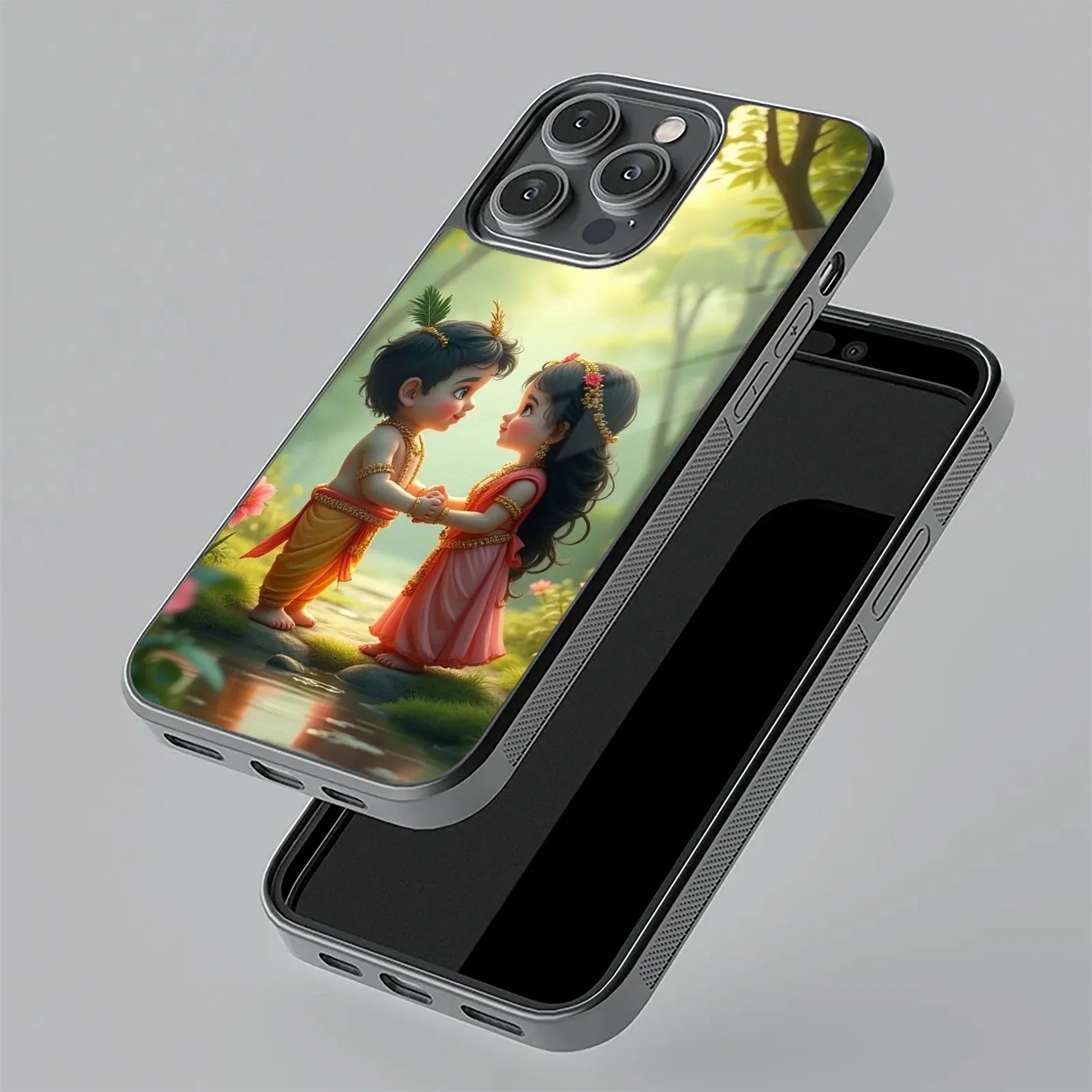 Heavenly Bond Glass Case Cover For iPhone - ShopOnCliQ
