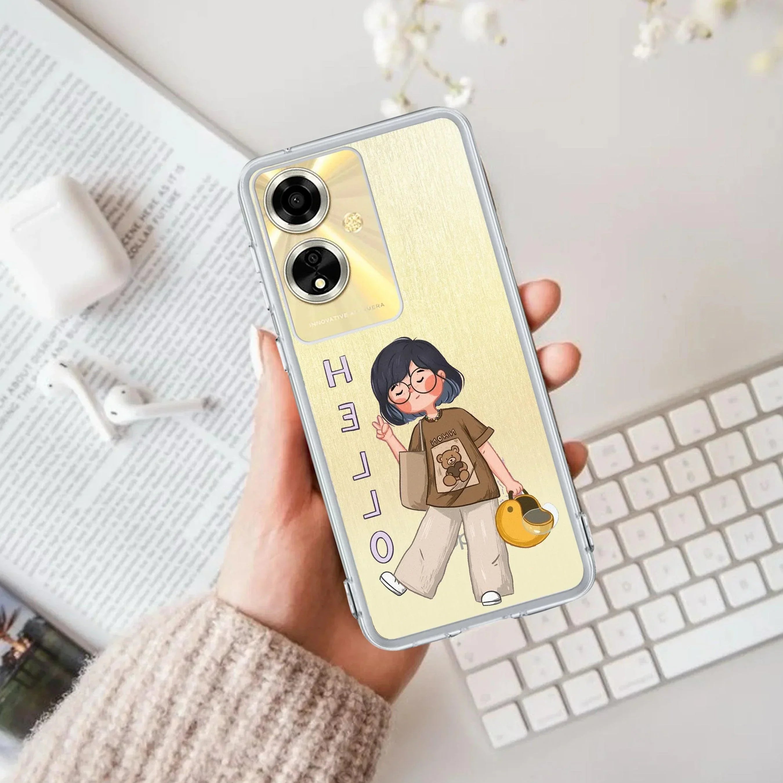 Hello Honey Anti Yellow Case For Oppo A59 5G