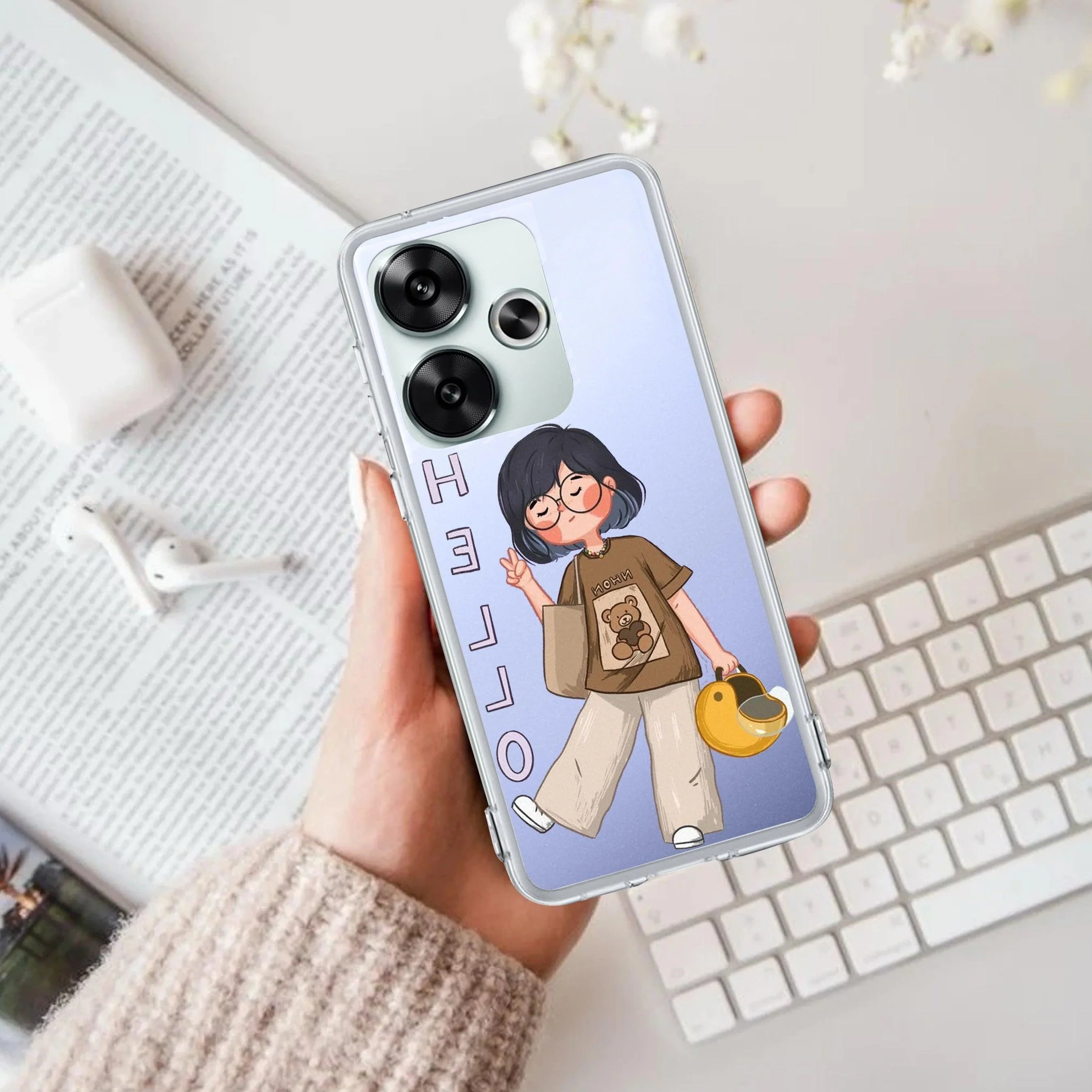 Hello Honey Transparent Silicon Case For Poco - ShopOnCliQ