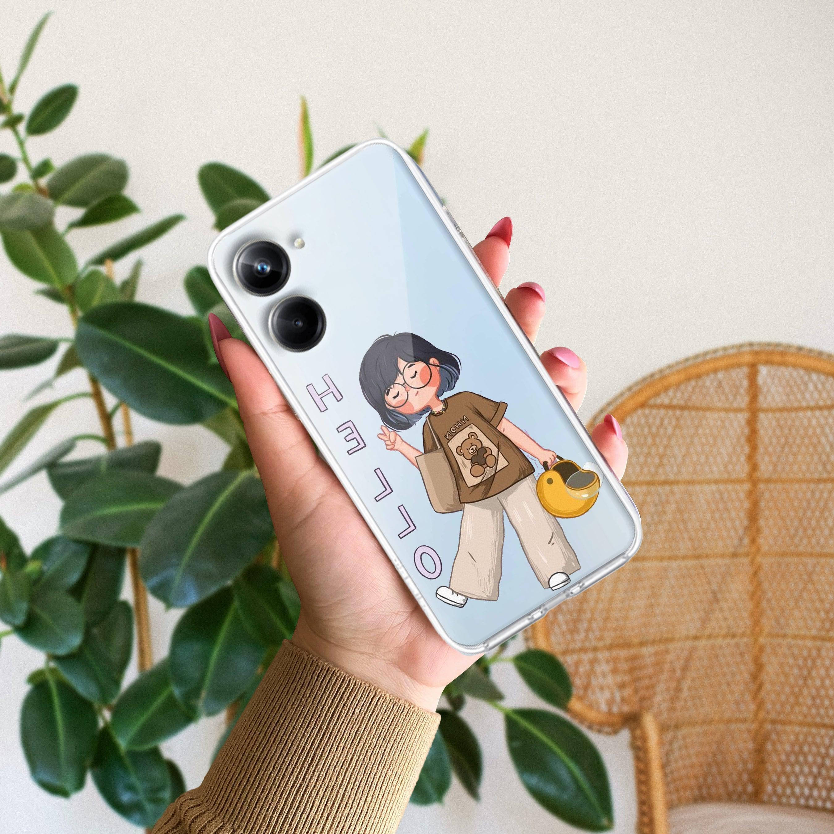 Hello Honey Transparent Silicon Case For Realme 9 Pro Plus 5G / Realme Narzo 50 Pro (5G) / Realme 9 4G