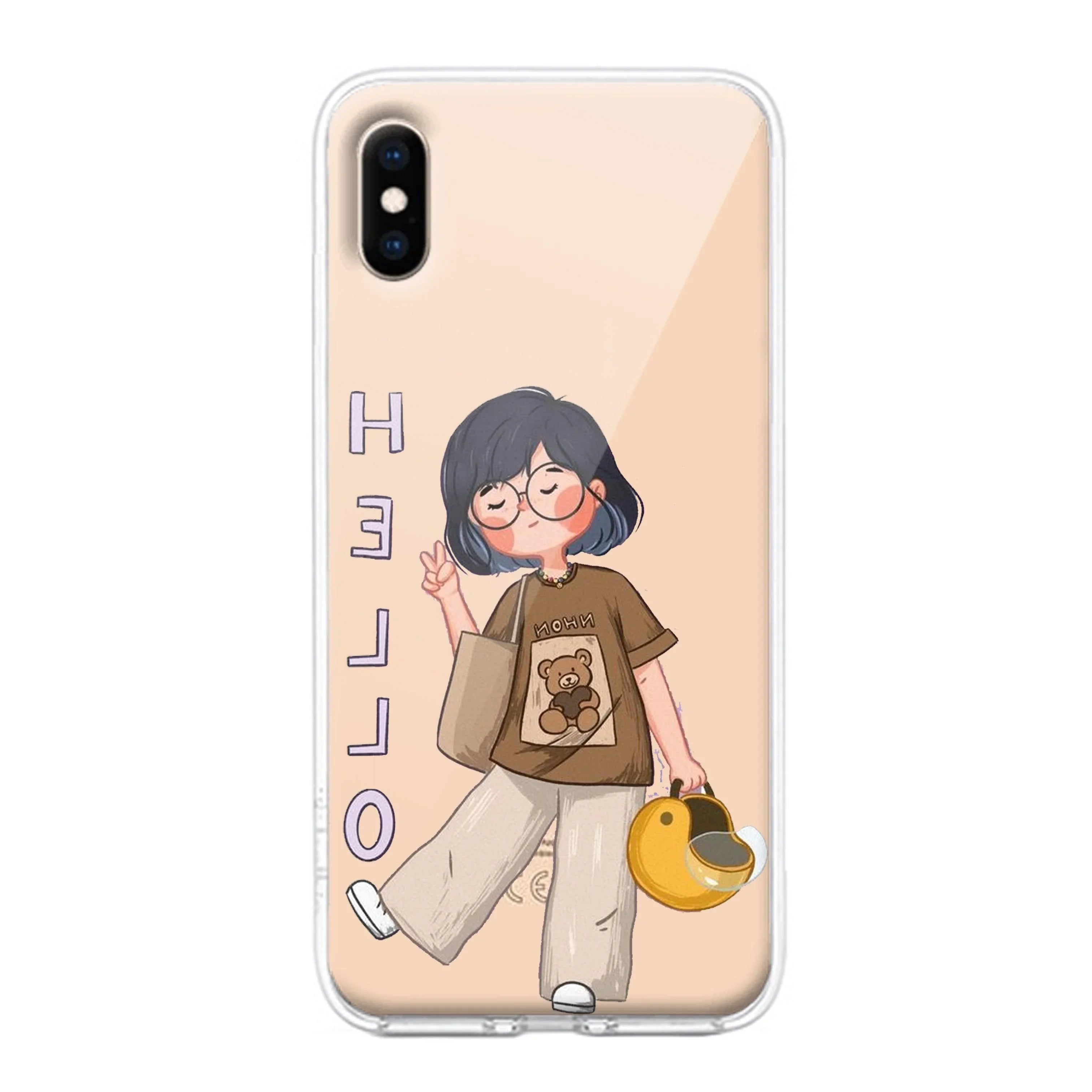 Hello Honey Anti Yellow Clear Case For iPhone X/Xs