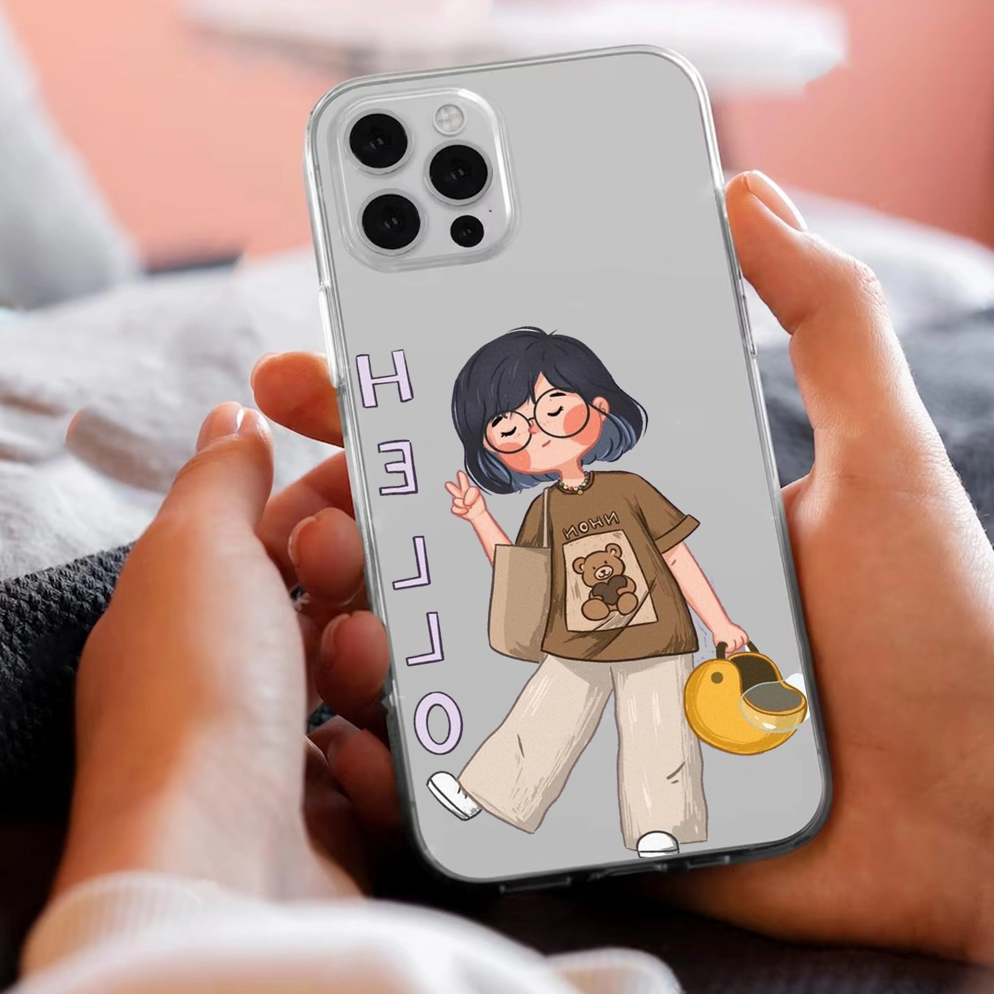 Hello Honey Anti Yellow Clear Case For iPhone 12 Pro