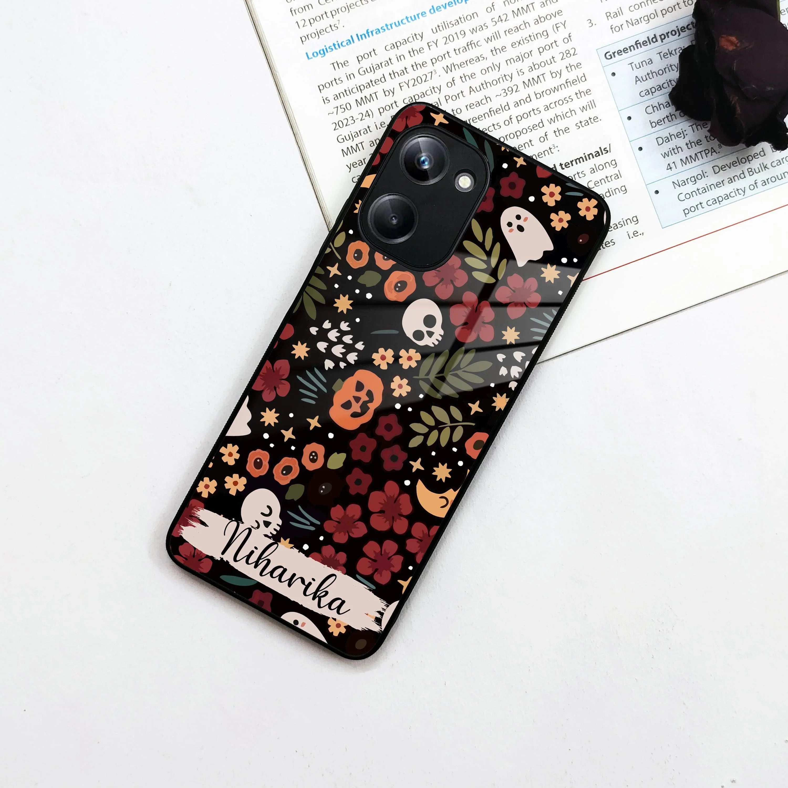 Hellowean Customize Glass Case Cover For Realme/Narzo - ShopOnCliQ