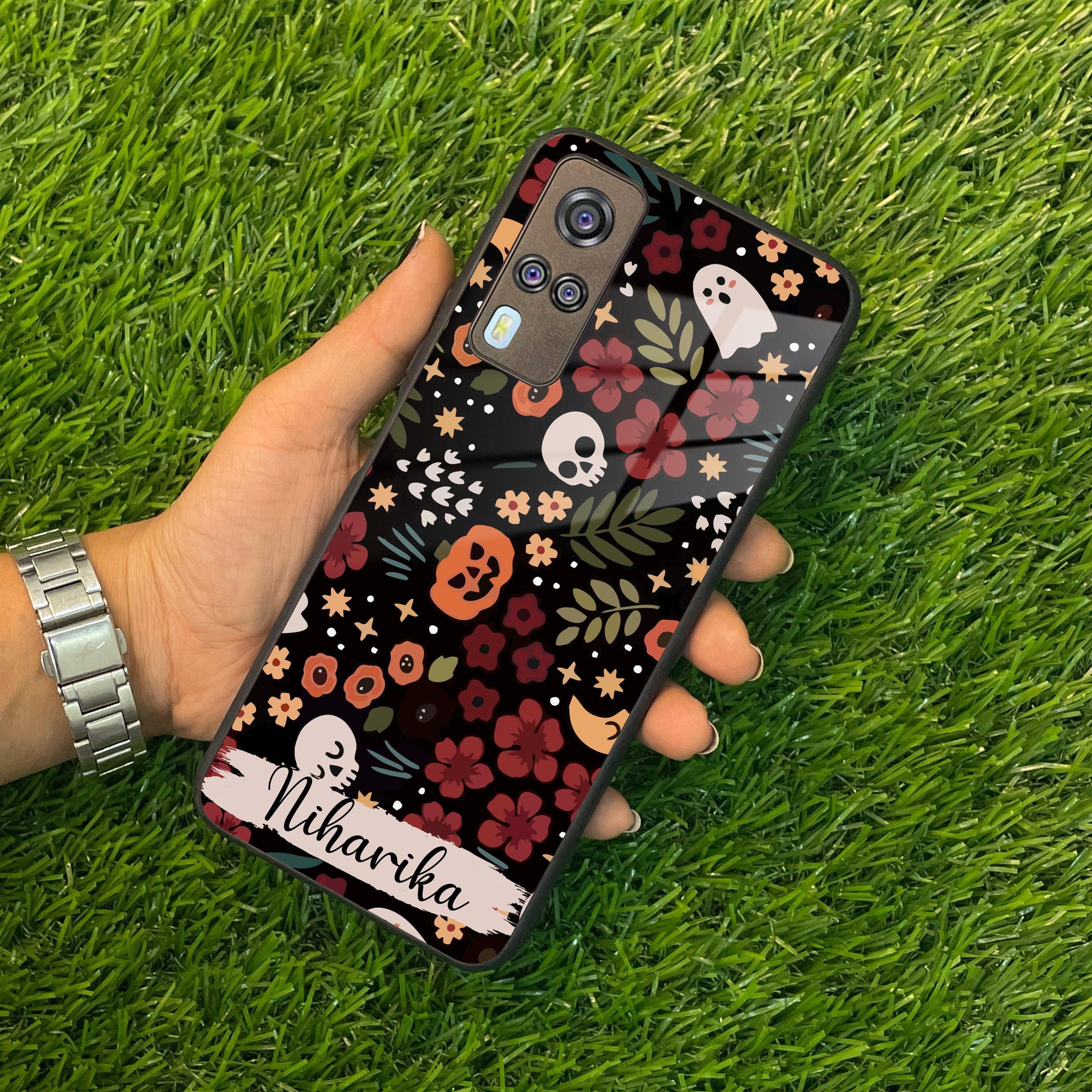 Hellowean Customize Glass Case Cover For Vivo - ShopOnCliQ