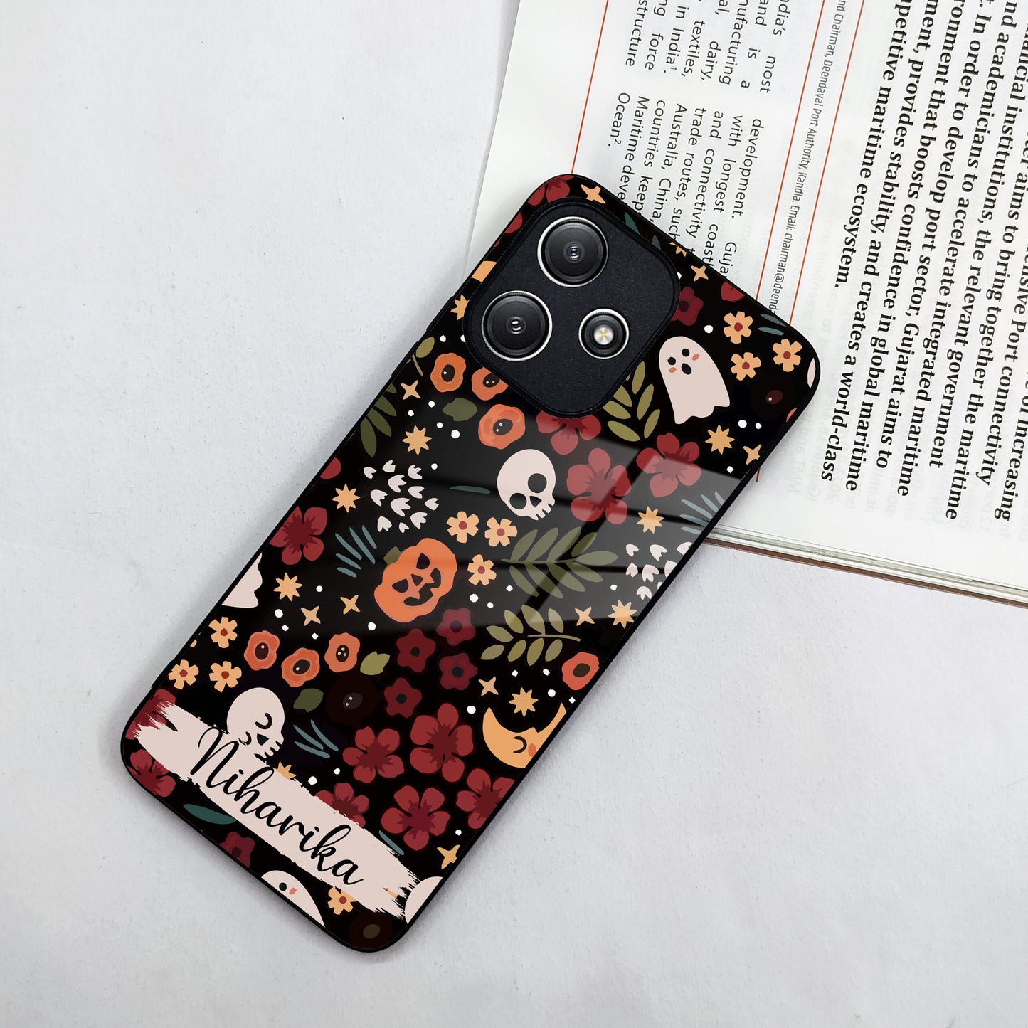 Hellowean Customize Glass Case Cover For Redmi/Xiaomi