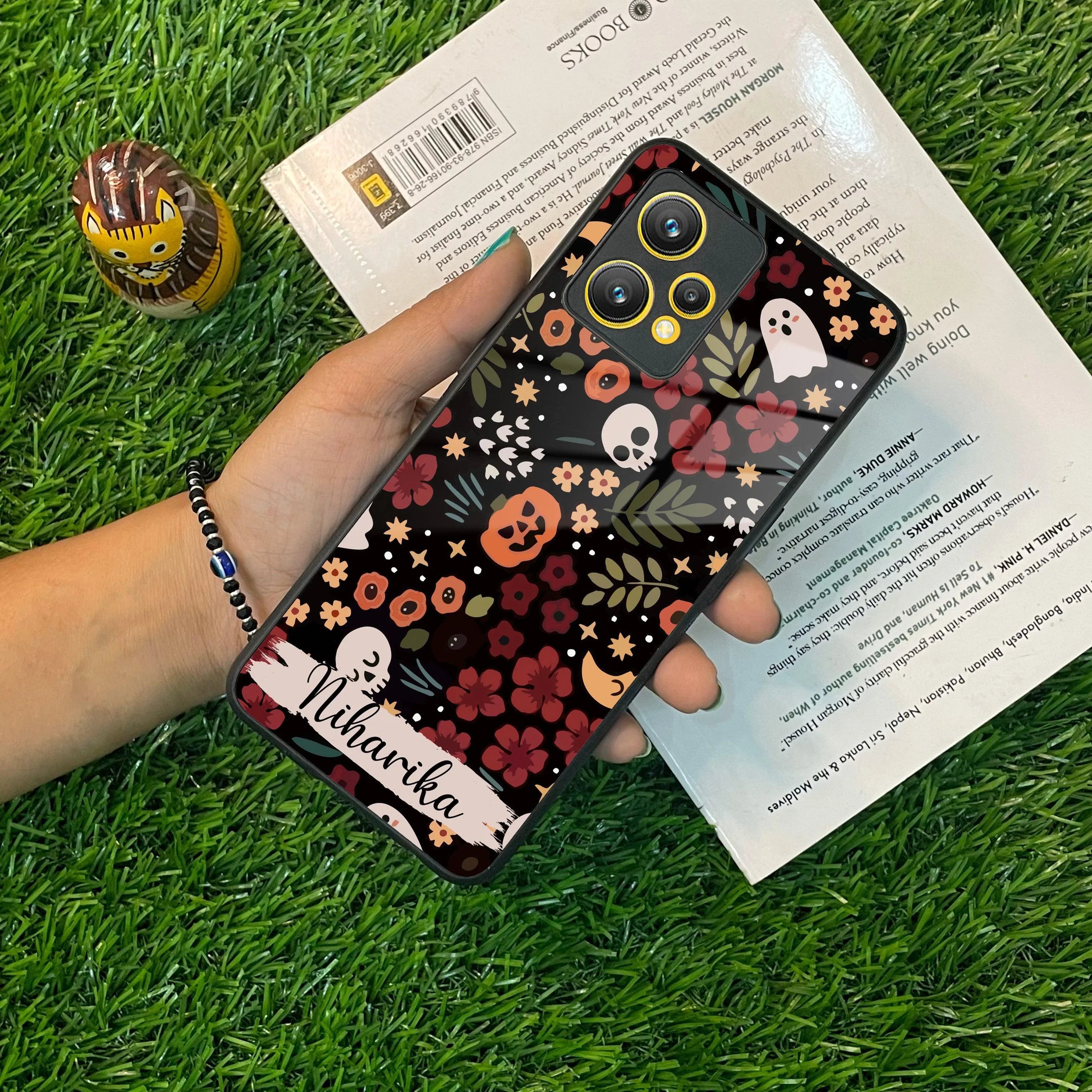 Hellowean Customize Glass Case Cover For Realme/Narzo - ShopOnCliQ