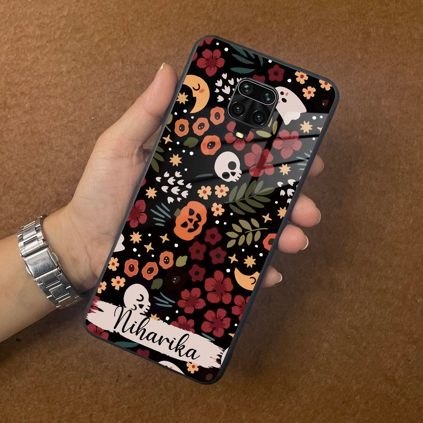 Hellowean Customize Glass Case Cover For Redmi/Xiaomi