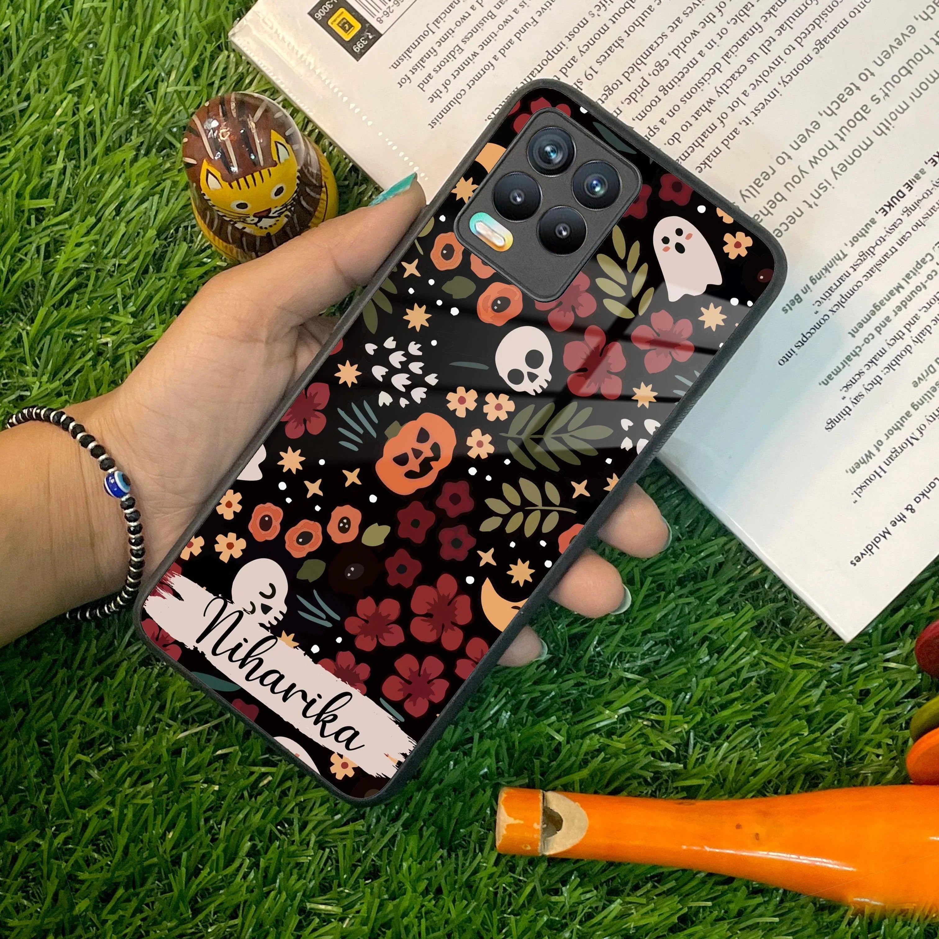 Hellowean Customize Glass Case Cover For Realme/Narzo - ShopOnCliQ