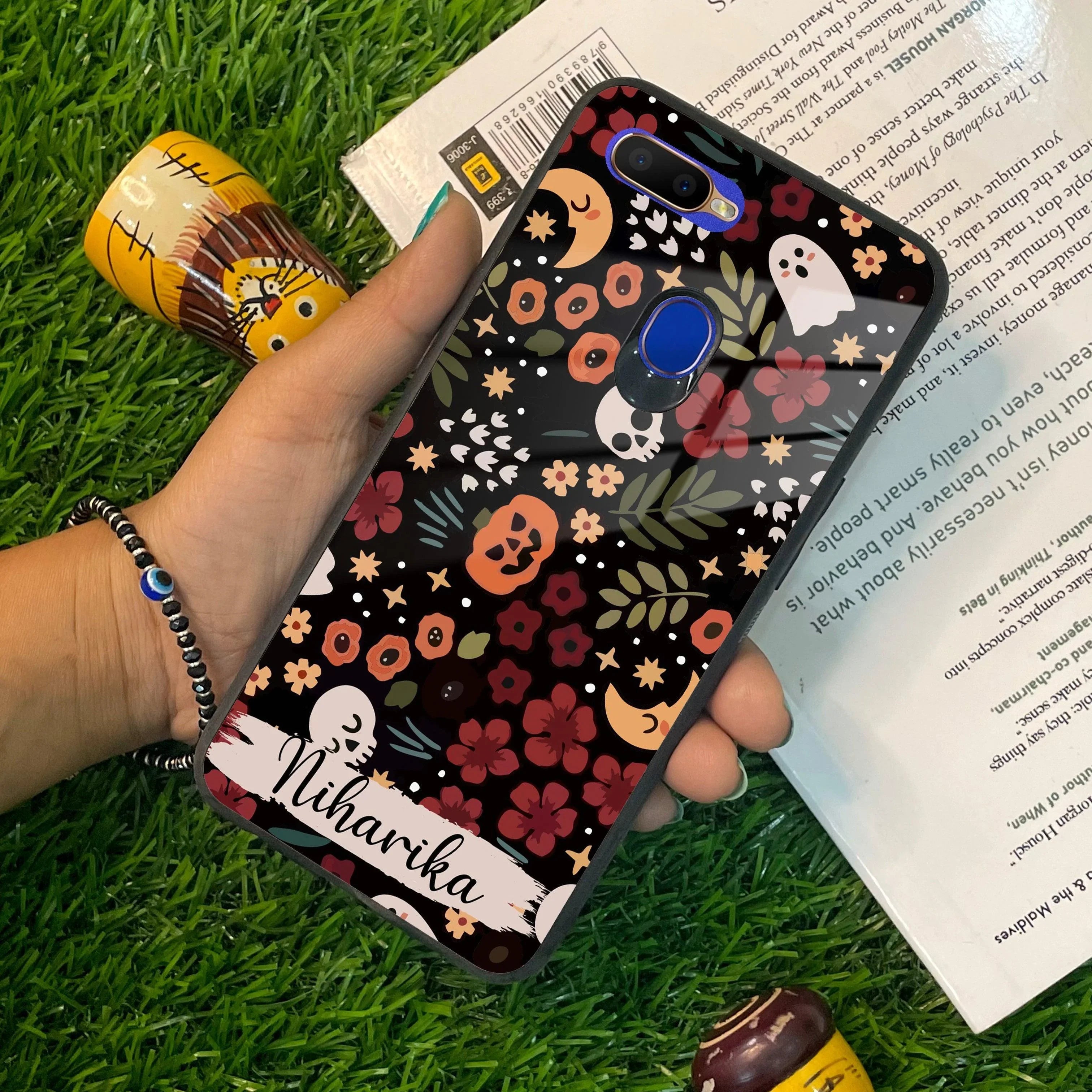 Hellowean Customize Glass Case Cover For Oppo - ShopOnCliQ