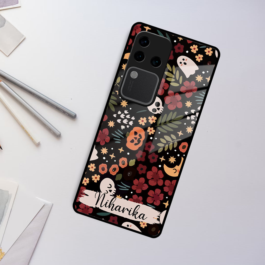 Hellowean Customize Glass Case Cover For Vivo ShopOnCliQ