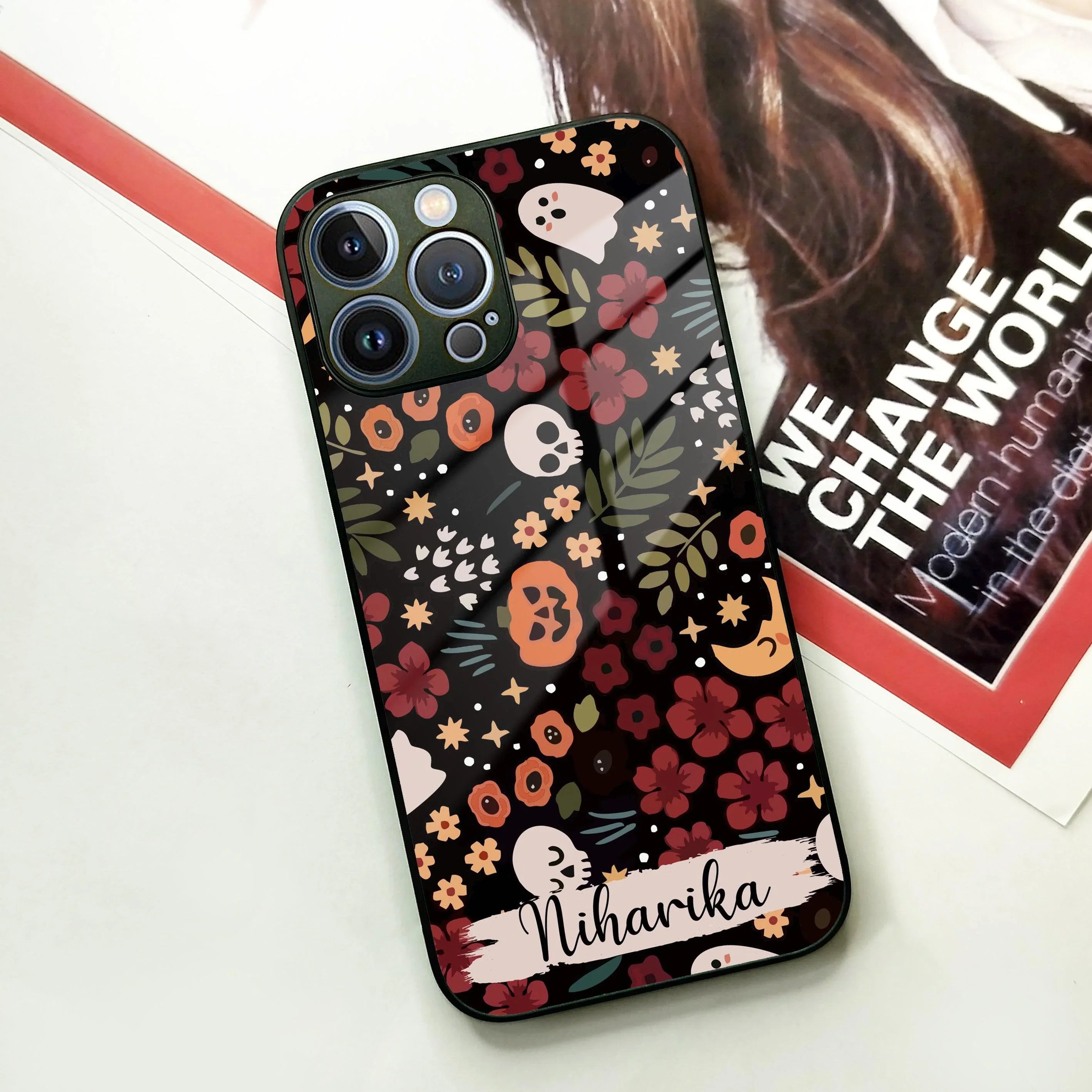 Hellowean Customize Glass Case Cover For iPhone - ShopOnCliQ