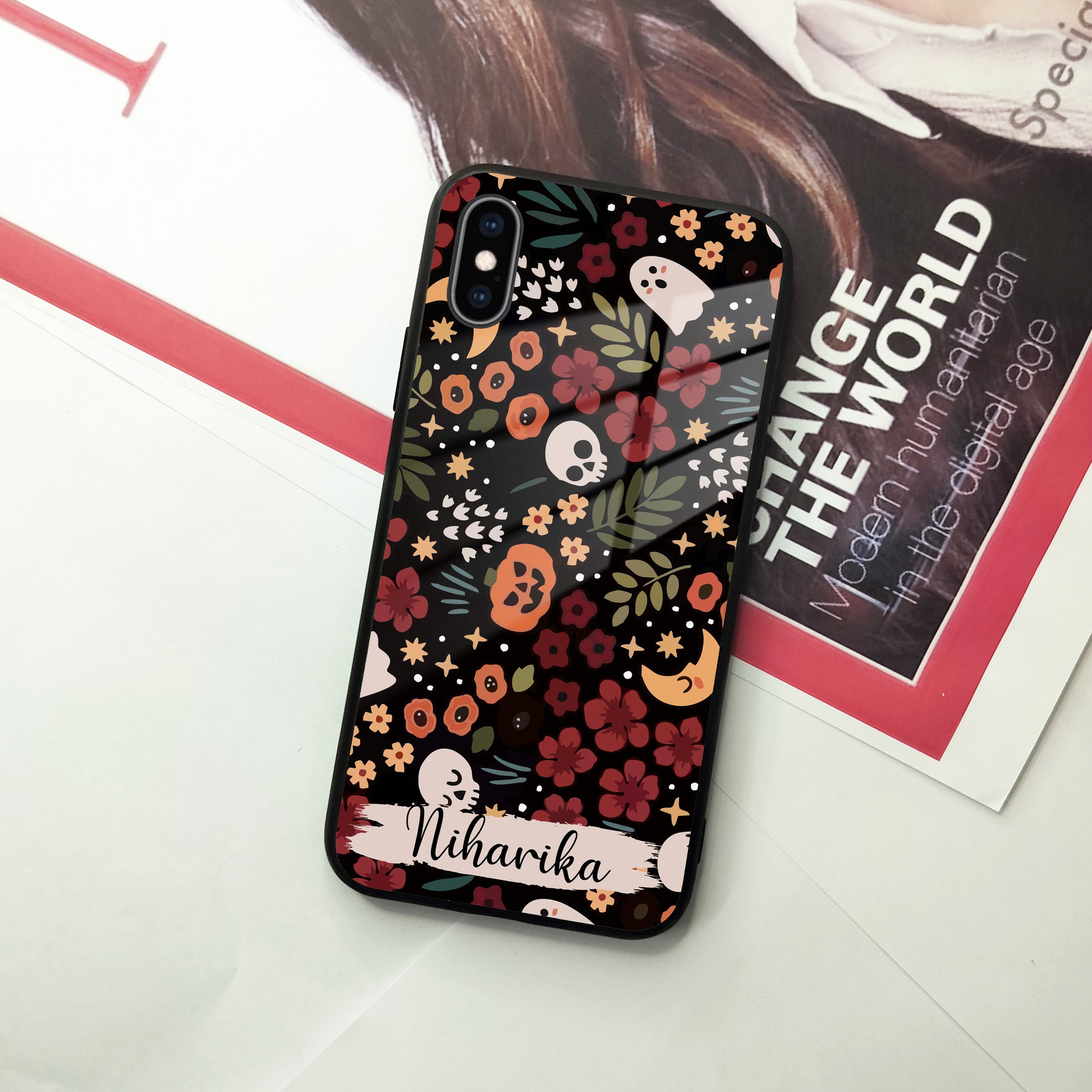 Hellowean Customize Glass Case Cover For iPhone ShopOnCliQ