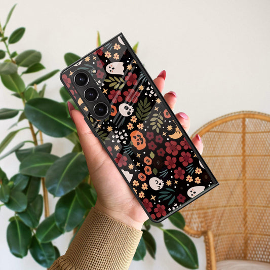 Hellowean Glossy Metal Case Cover For Samsung