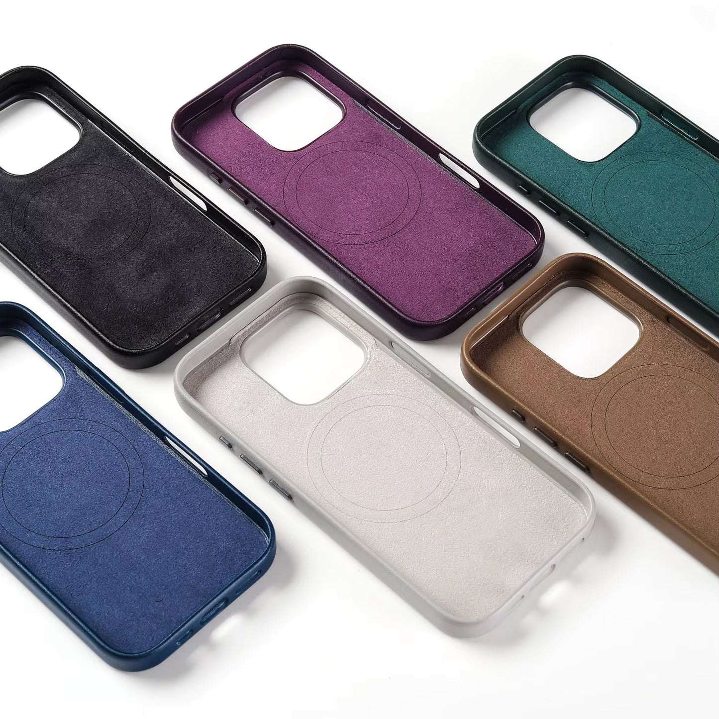 Original Magnetic PU Leather Shockproof Protective Phone Cover for iPhone