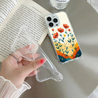 Hillside Bloom Transparent Silicon Case For iPhone - ShopOnCliQ