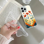Hillside Bloom Transparent Silicon Case For iQOO Neo 7 Pro 5G
