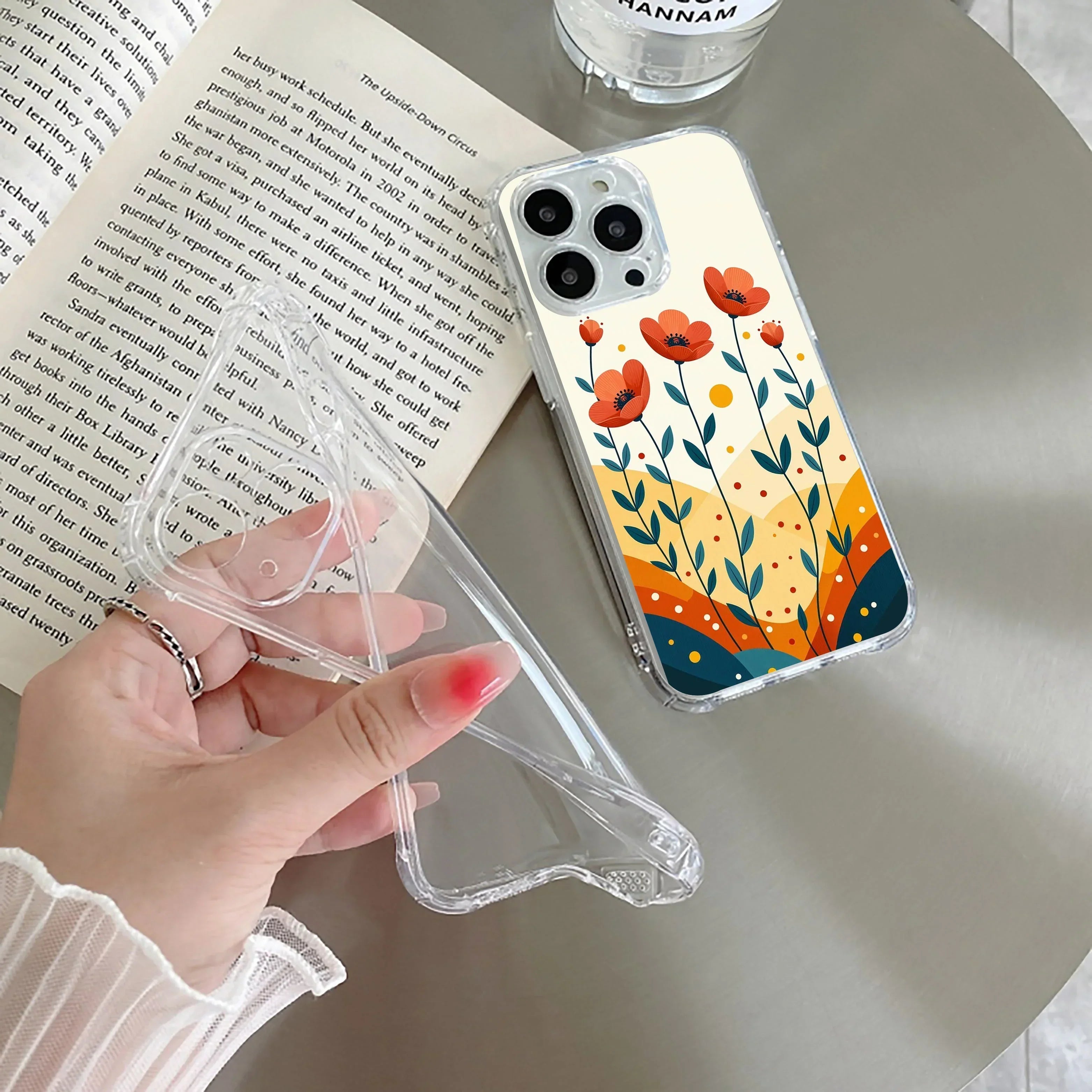 Hillside Bloom Transparent Silicon Case For iQOO Neo 7 Pro 5G
