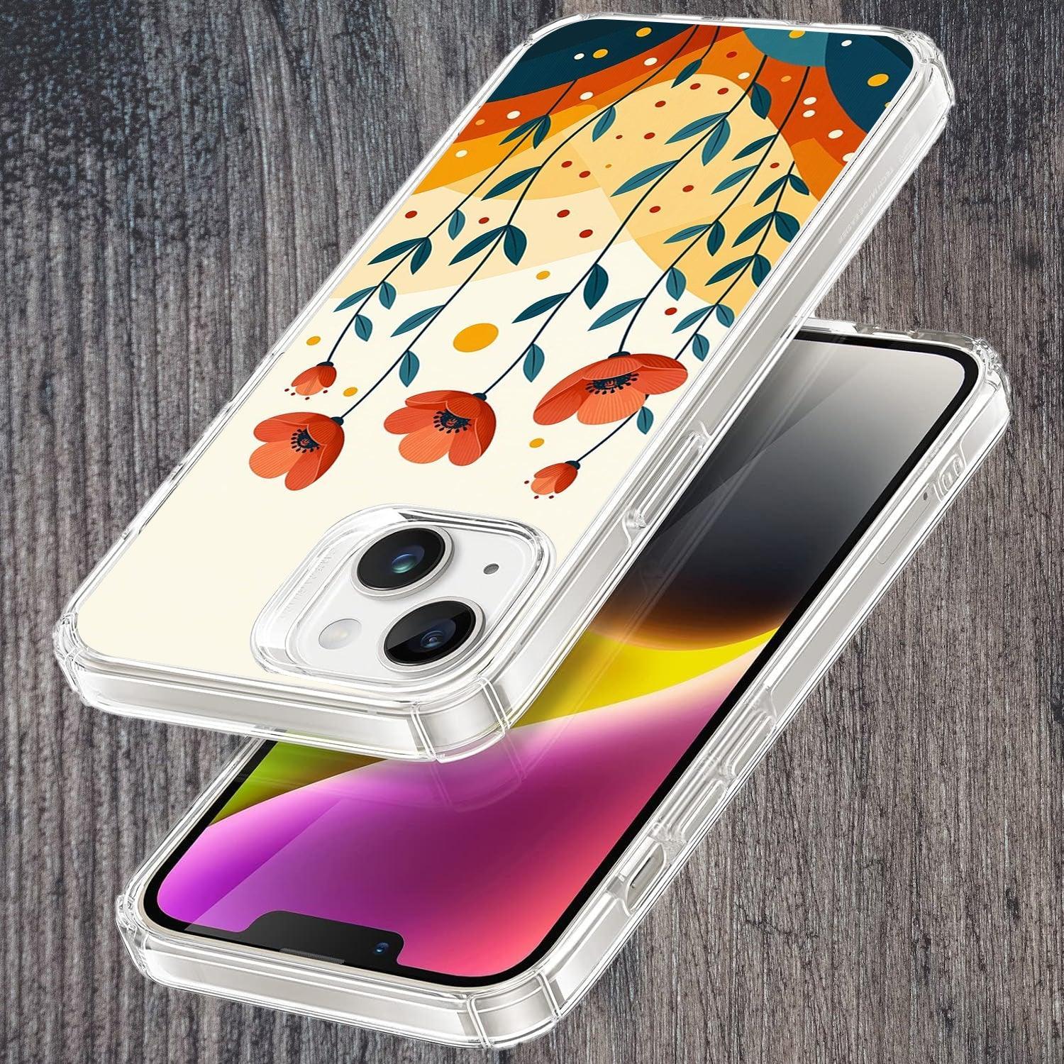 Hillside Bloom Transparent Silicon Case For iQOO Z7s 5G