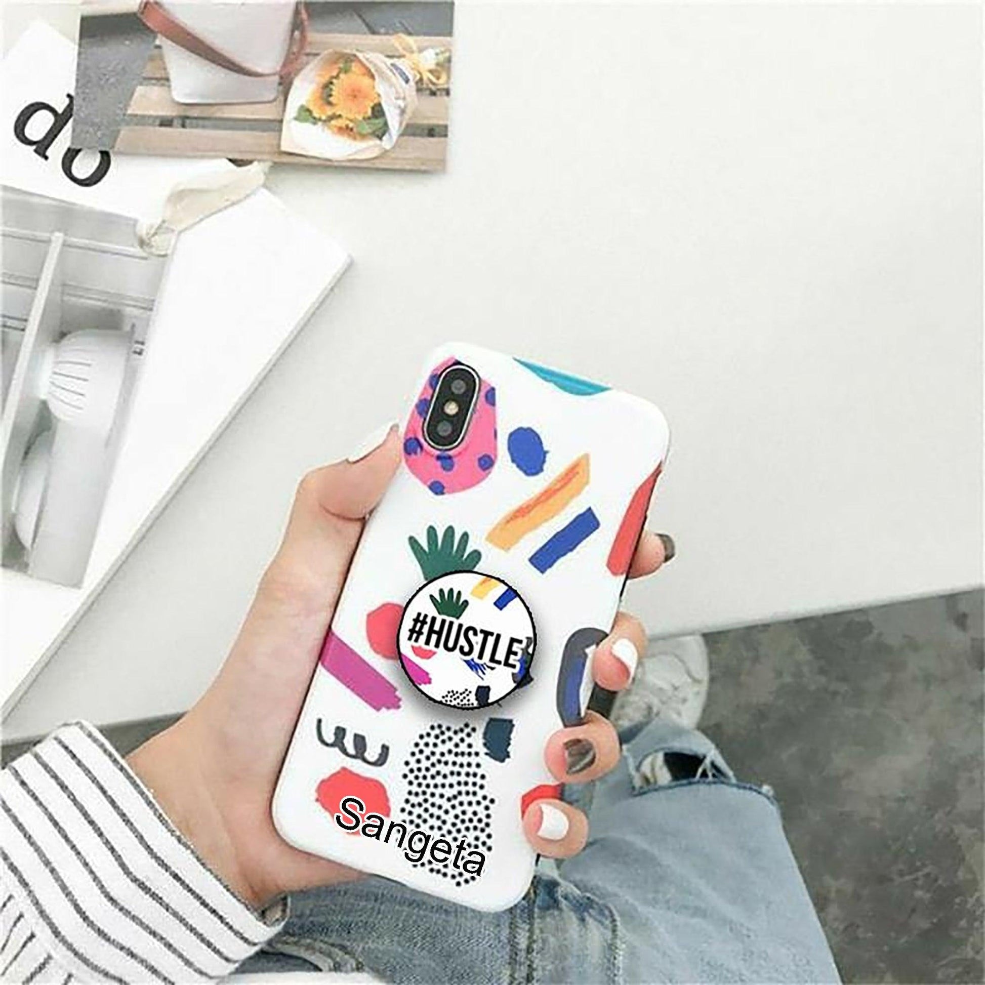 Hustle Design Print  Slim Case Cover ShopOnCliQ